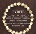 Bracelet en Pyrite Brute