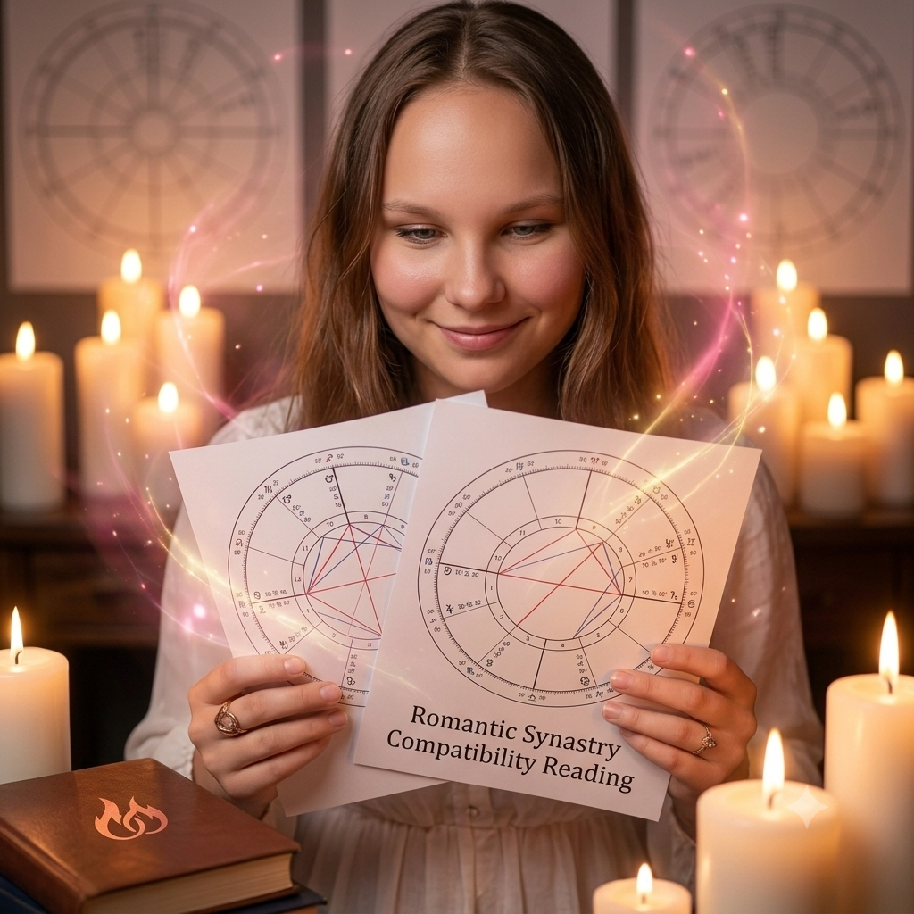 💕 LECTURE DE COMPATIBILITÉ DE SYNANASTRIE ROMANTIQUE : LE PLAN DE L'UNION SACRÉE 💕