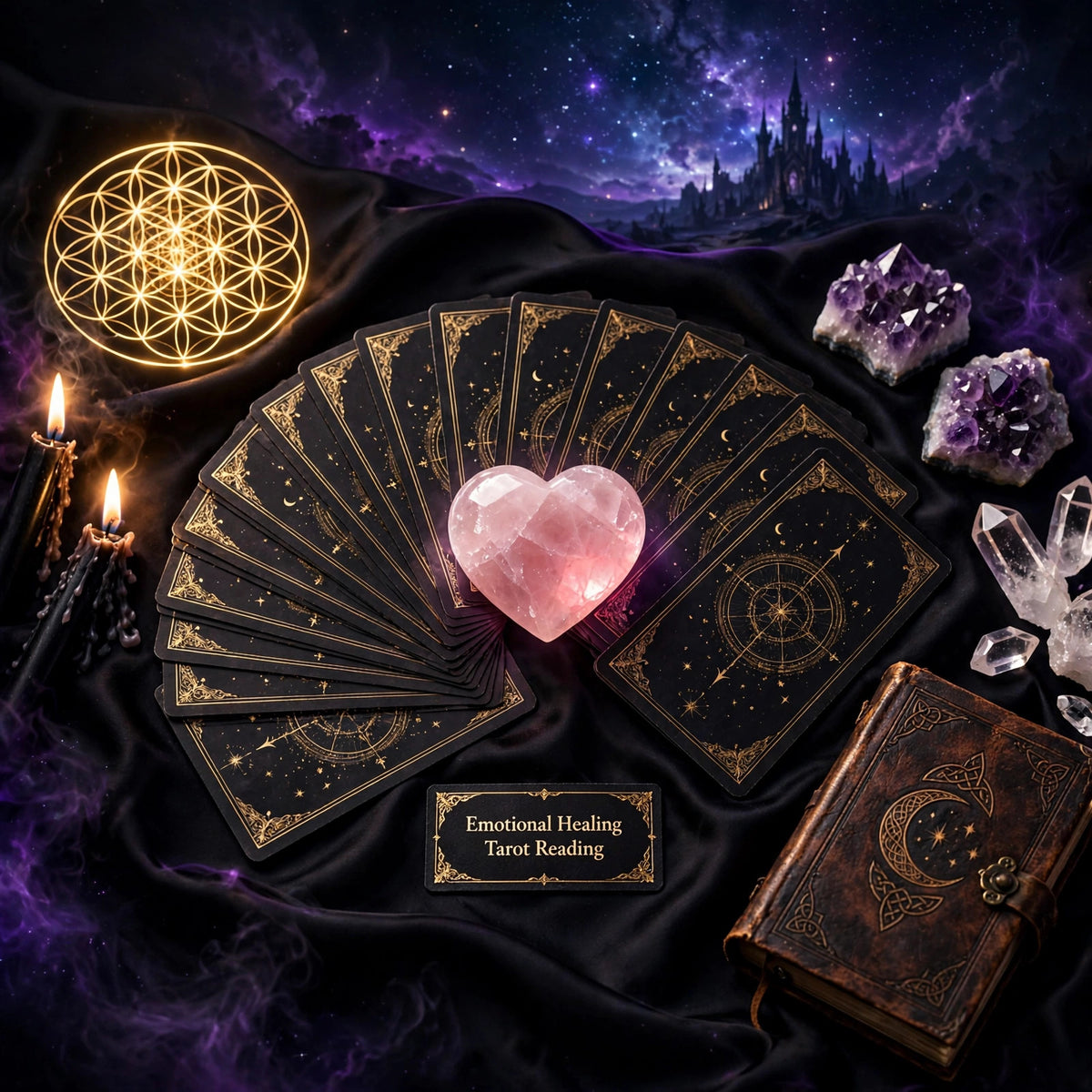 Lecture de tarot pour la guérison émotionnelle
